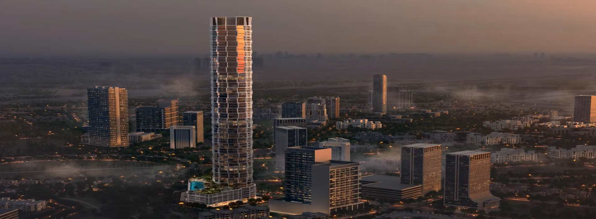 بن غاطي سيركل قرية جميرا الدائرية