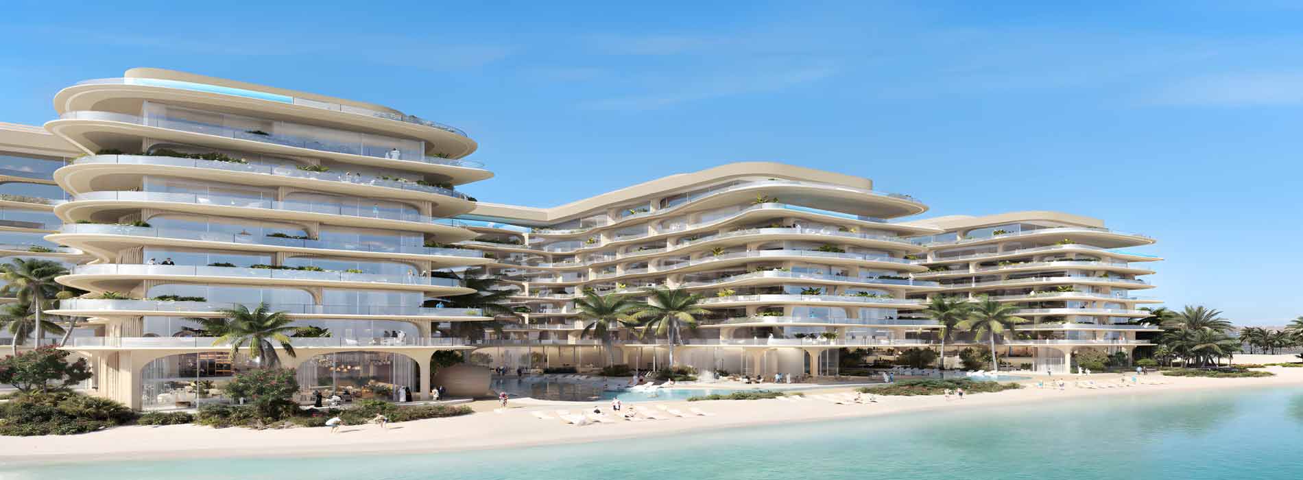 Prices and Spaces of Aya Beachfront Residences Umm Al Quwain