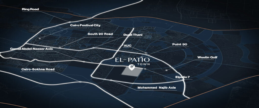 موقع الباتيو تاون القاهرة الجديدة El Patio Town New Cairo