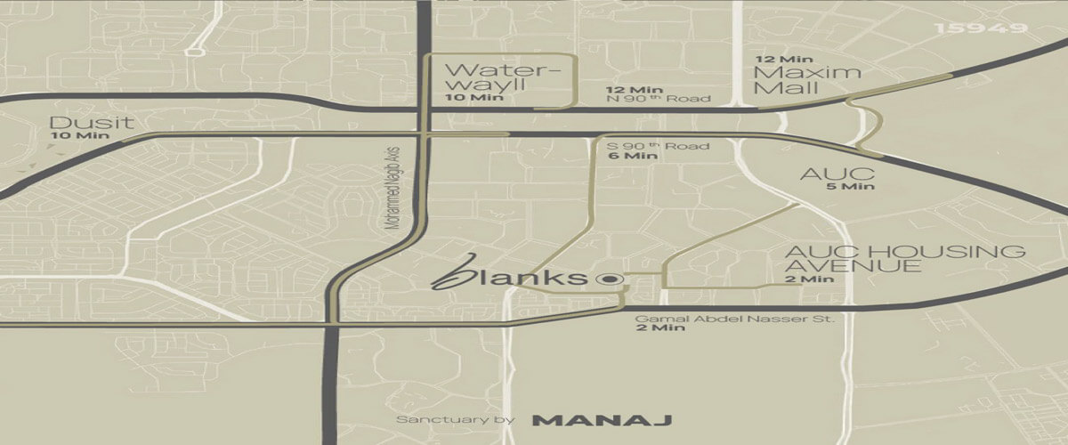 Location of Blanks New Cairo