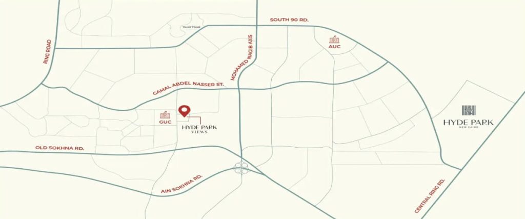 موقع هايد بارك فيوز القاهرة الجديدة