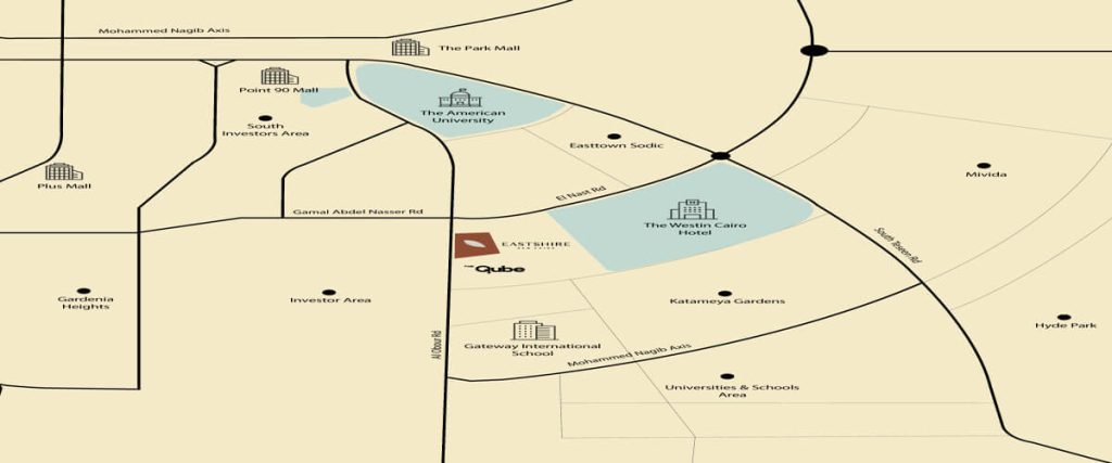 موقع ذا كيوب القاهرة الجديدة